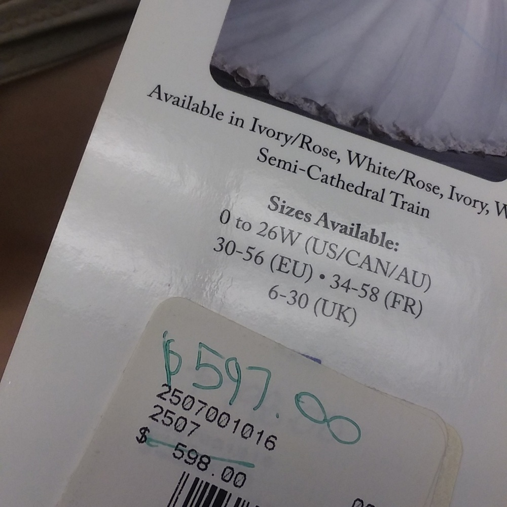 NWT Mermaid Style White Alfred Angelo Bridal Dress - Picture 2 of 10